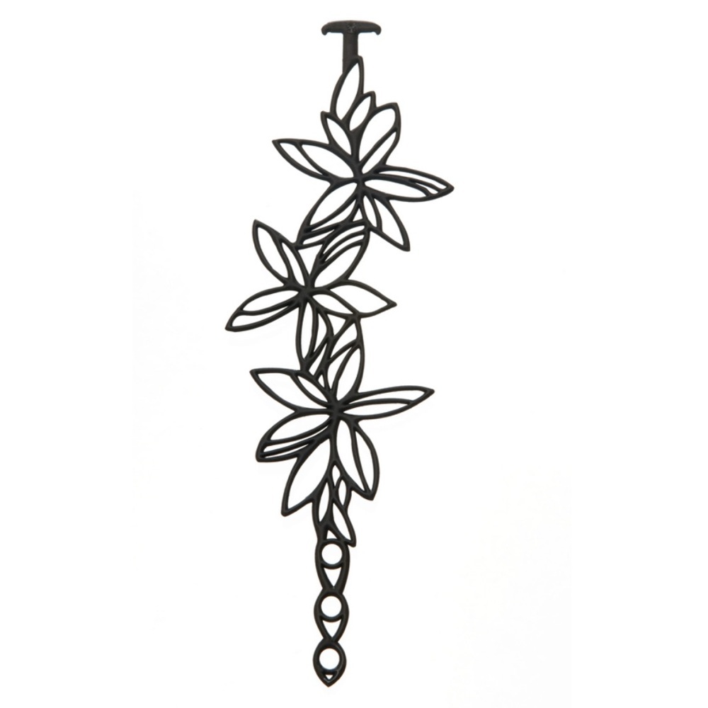 Batucada Hawaii floral black bracelet NEW tattoo look Eco Friendly Vegan